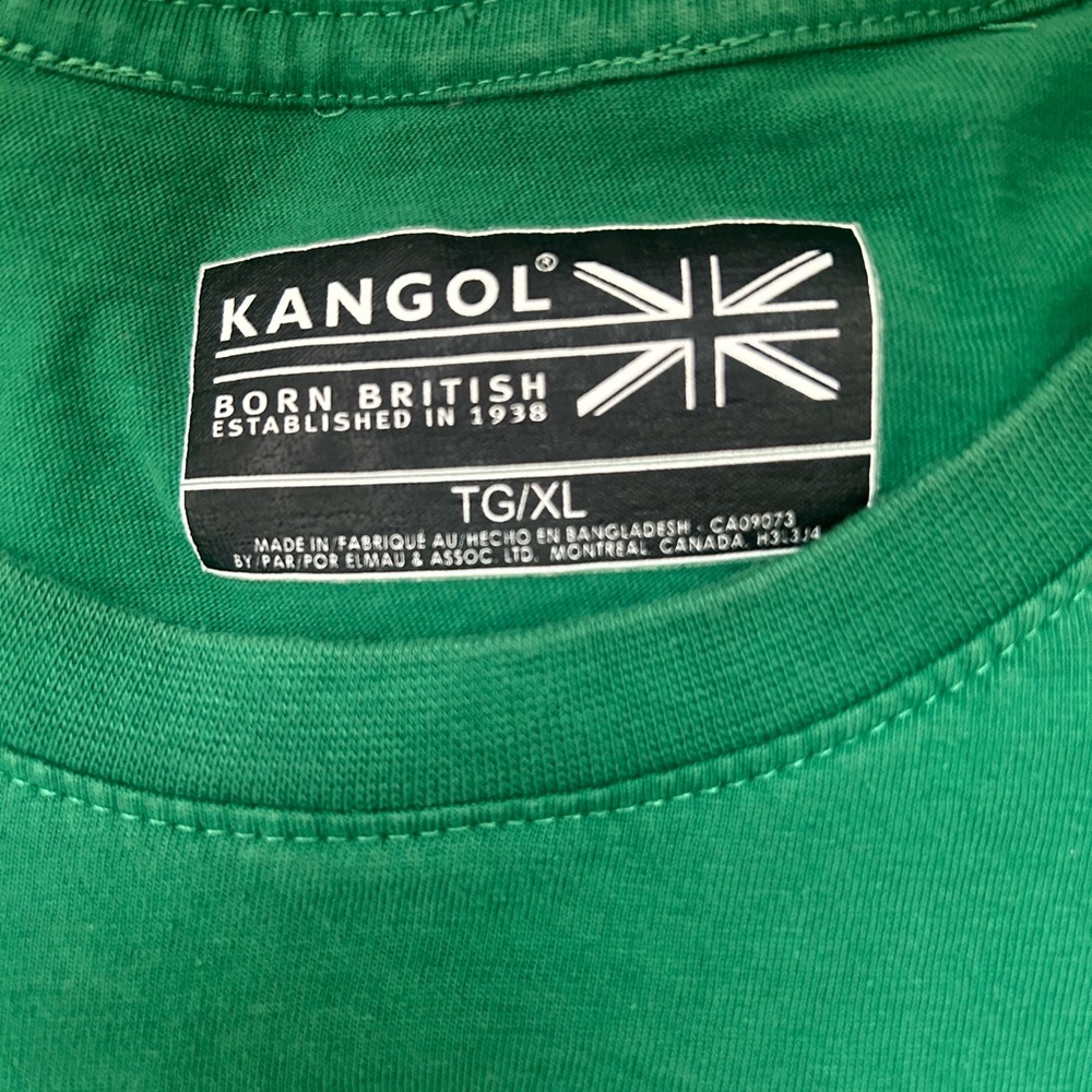 Kangol Mens XL Green Logo T-Shirt - Picture 4 of 4